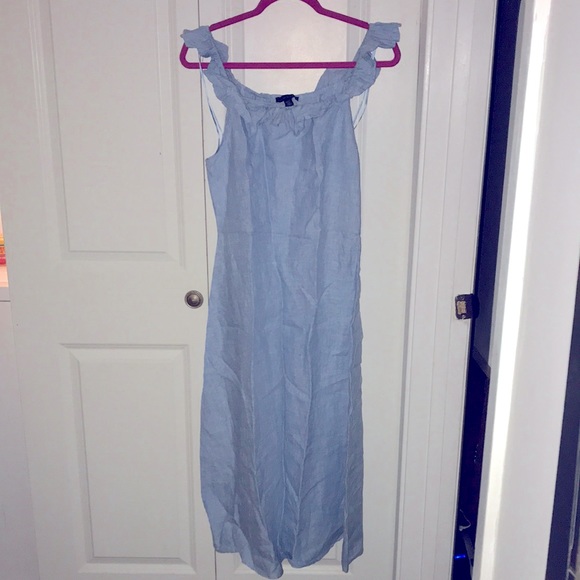 NEW Saks Off Fifth Avenue Summer Linen Dress - Picture 2 of 2
